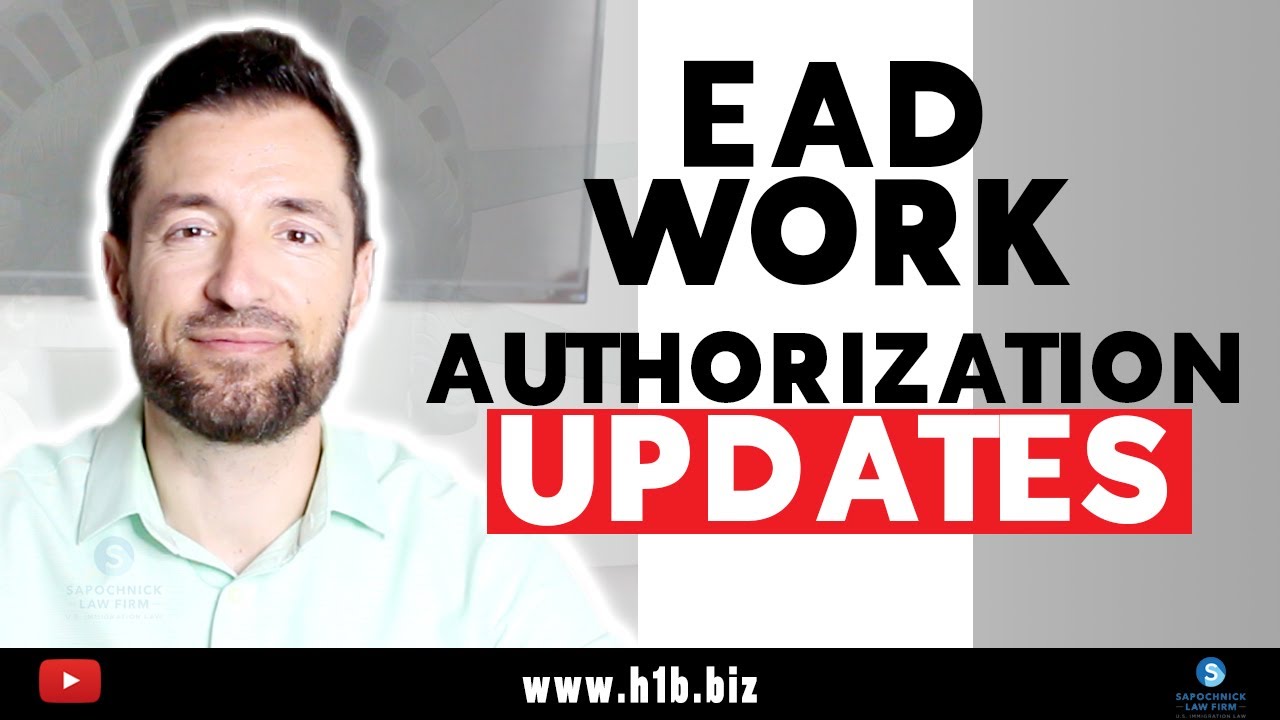 EAD APPROVAL NOTICES Can TEMPORARILY Be Used to SHOW WORK AUTHORIZATION |  New I-765 form Update - YouTube