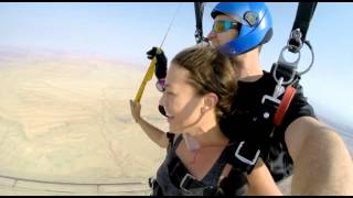 Skydive Moab - Jaime's 1st Skydive!