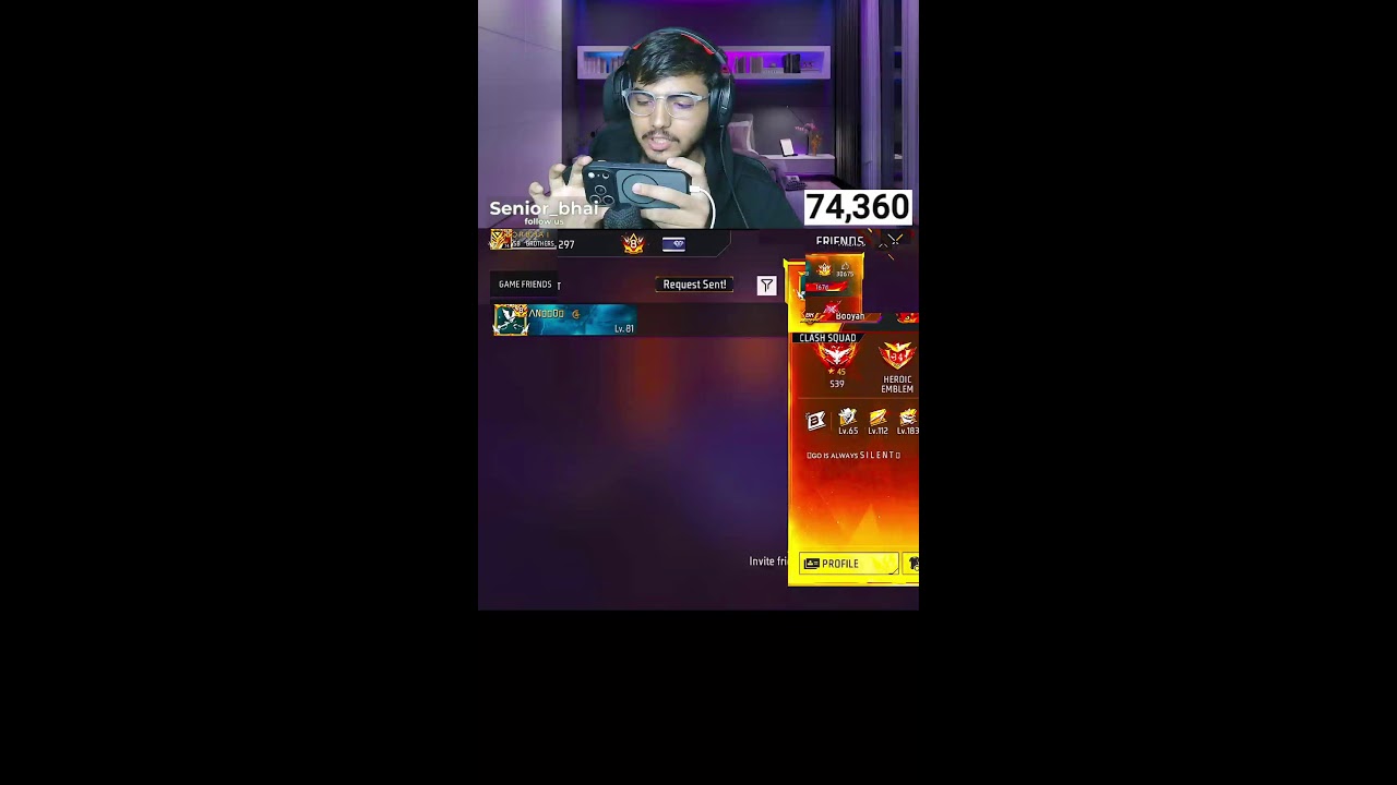🔴 LIVE | Top 1 Grandmaster Push 🔥 | Free Fire Shorts Live #shorts  #shortslive  #freefire