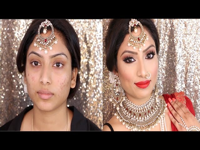 Indian Bridal Full Face Makeup Tutorial