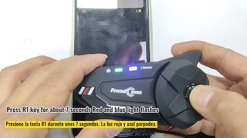 R1Plus Motorcycle helmet bluetooth with camera TF card formatting