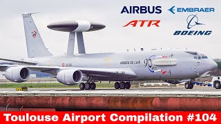 TOULOUSE Blagnac Airport, Plane Spotting Compilation  #104  (2024)