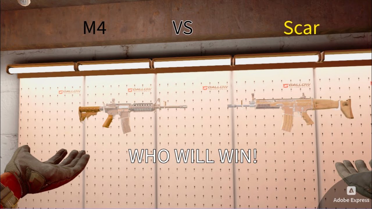 Scar VS M4 Who will win!