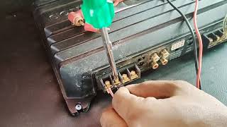 Speaker connecting to Sony 4channel amplifier in Hindi 2021