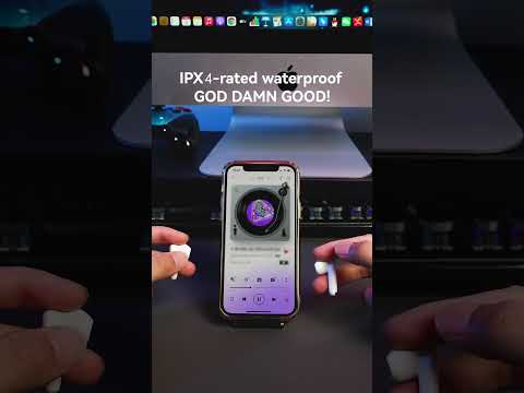 Бездротові навушники TWS Vention Bluetooth 5.3 Hi-Fi IPX5 30 год Рожеві, видео 1