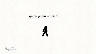 All 4 luffy's basic attacks stickman animation screenshot 5