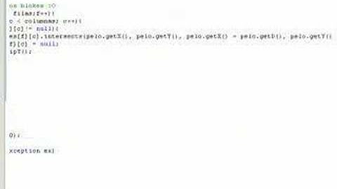 my fisrt java breakout tile based bidimentional array game