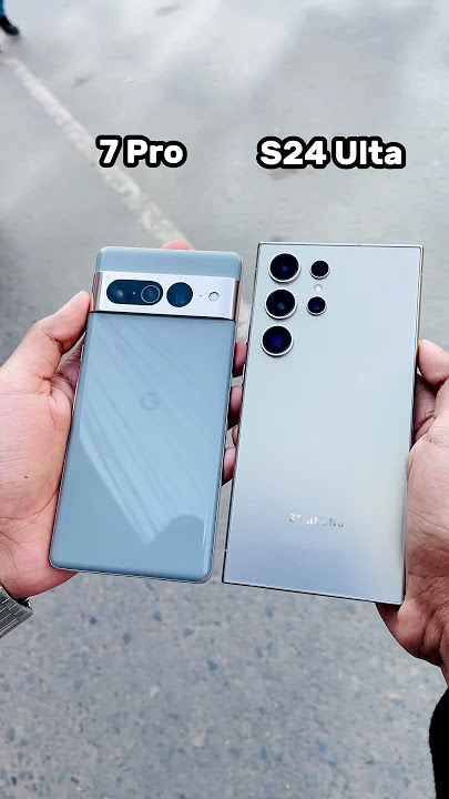 Google Pixel 7 Pro Vs Samsung Galaxy S24 Ultra || Camera Zoom Test! #shorts