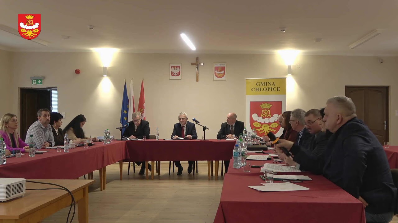 XXIII SESJA RADY GMINY CHŁOPICE 29.01.2026 r.