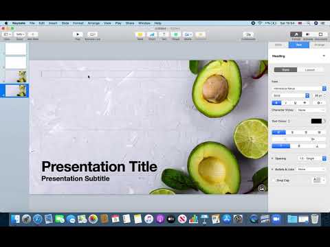 show presentation in macbook