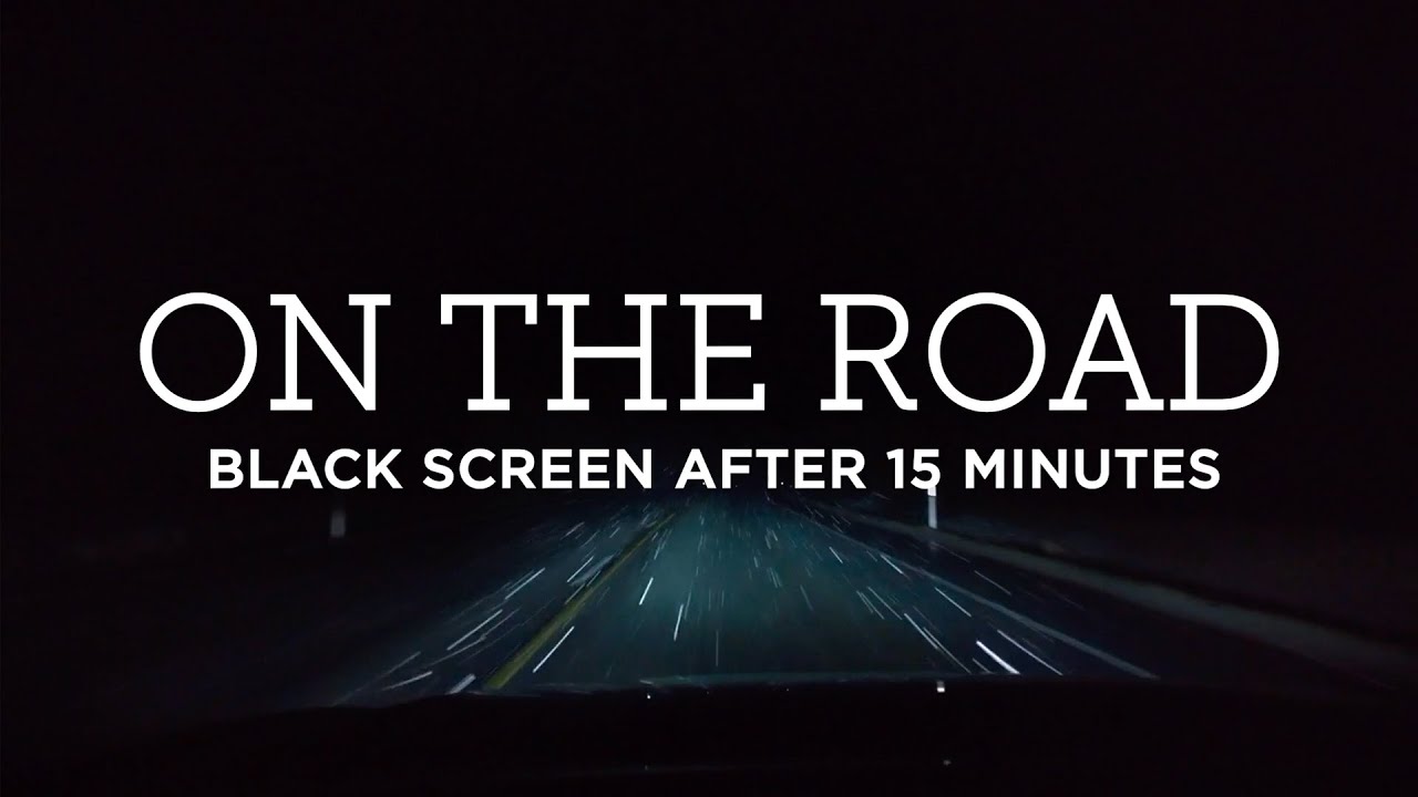 White Noise | CAR RIDE SOUND | 10 Hours | Sleep, Meditation, Studying, and Relaxation | Black Screen