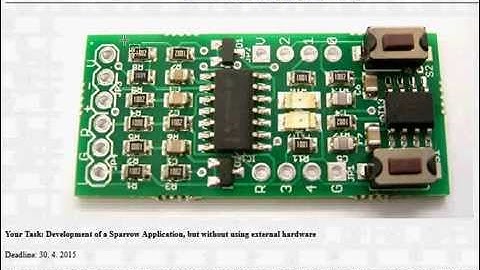 ATtiny13 Sparrow Programming Contest Easter 2015