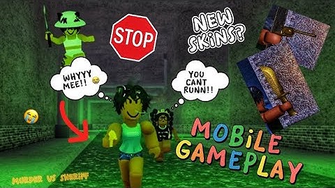 I played on MOBILE AGAIN! 😮 | Exploiter.. Again?? | New Update Sneak Peak | Murder Vs Sheriff