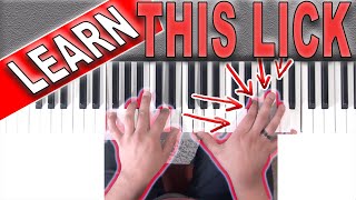 1 Piano LICK you can use in ANY song