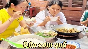 "Bữa cơm chiều đạm bạc, em mời mấy anh chị nha l nét duyên quê