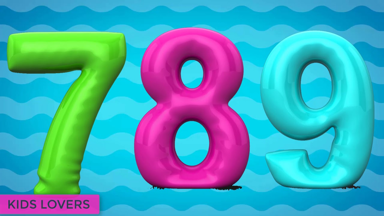 New 3D Animated BALLON Numbers Song Learn How To Count Numbers 1 To New 3d animated ballon numbers song learn how to count numbers 1 to