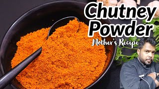 Chutney Powder Recipe | Chutney Podi | How to make Idly Podi | Tamil Chef