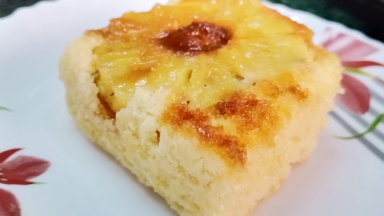 Pineapple Upside Down Cake / 10 min Microwave Oven Cake/ Pineapple Cake