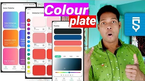colour plate pro advance  project in sketchware #AndroidAppdeveloper #sketchware #Aauraparti