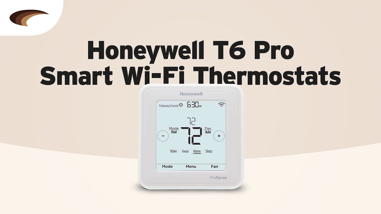 Honeywell T6 Pro Smart Wi Fi Thermostats YouTube Honeywell T6 Pro Smart Wi Fi Thermostats YouTube