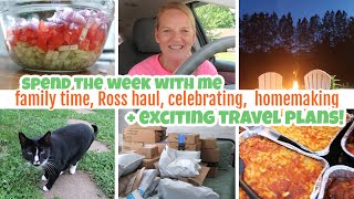 SPEND THE WEEK WITH US / FAMILY VISITS, CELEBRATIONS, HOMEMAKING, ROSS HAUL + EXCITING TRAVEL PLANS