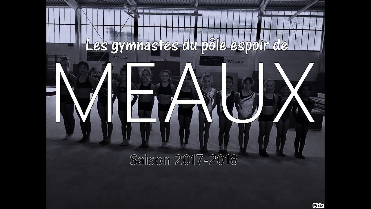 Les gymnastes du pôle espoir de Meaux (saison 2017-2018)