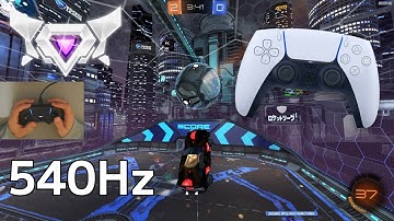PS5 Controller ASMR 😴 Rocket League Ranked 🏆 Satisfying 360 FPS 4K