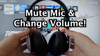PULSE Elite Wireless Headset - How to Mute Mic & Change Audio Volume!