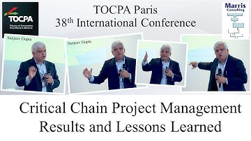Sanjeev Gupta: Results & Lessons Learned with CCPM (TOCPA)