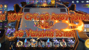 11 KOF SYNERGY VS 5 GOLD VEXANA | CAPTAIN 2 GOLD RUBY