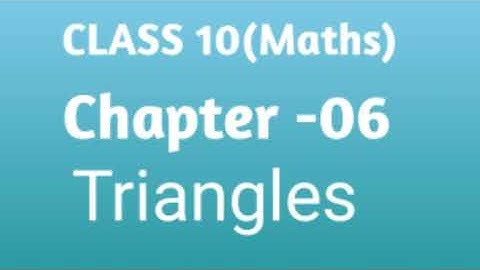 Triangles Theorems (6.7)(6.8)(6.9)