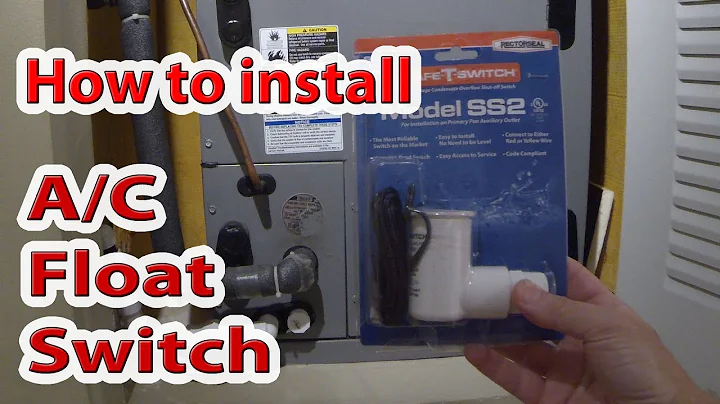 How to install and connect RectarSeal AC float switch in 5 min.