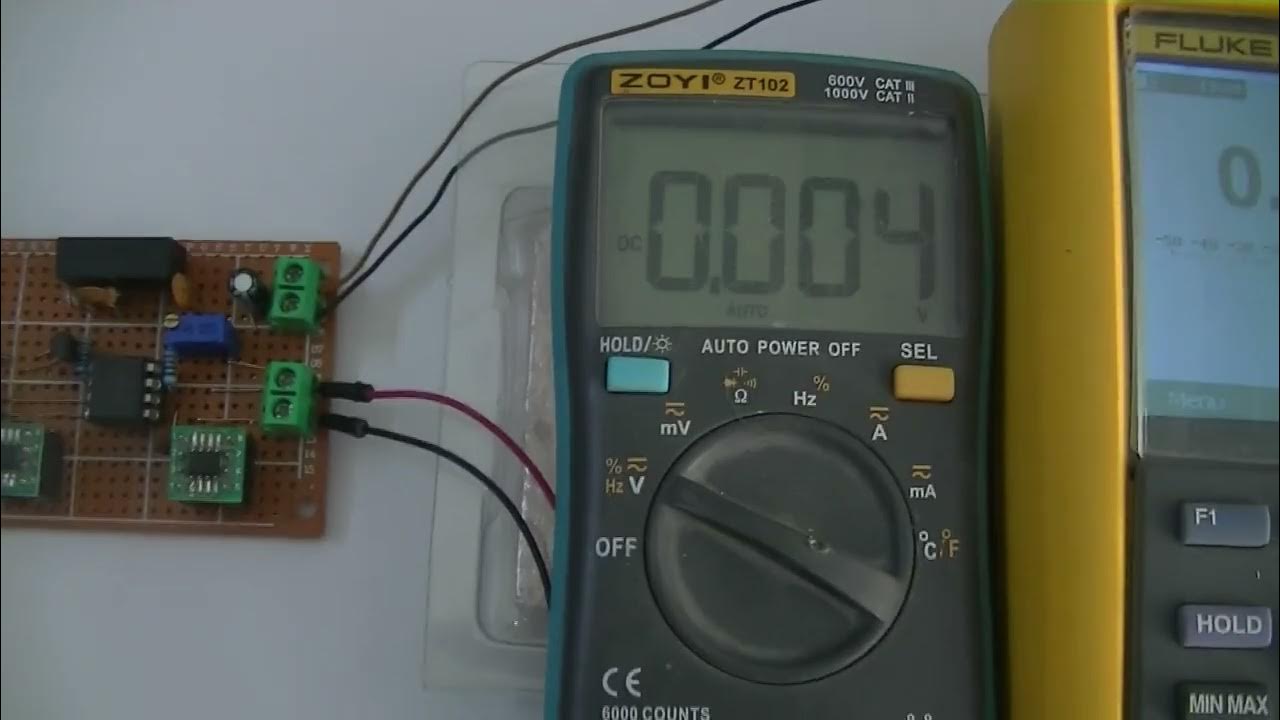 Isolation amplifier using HCNR201 optocoupler YouTube