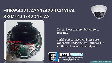 QTC TECH Hướng Dẫn Cách “Reset Default” Camera IP Của DSS Dahua Bằng Phần Cứng