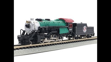 N Scale Bachmann Great Northern 2 8 0 Consolidation Steam Locomotive Demo