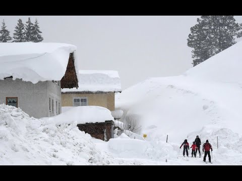 Самые сильнейшие снегопады за последнее время. The heaviest snowfalls in recent years