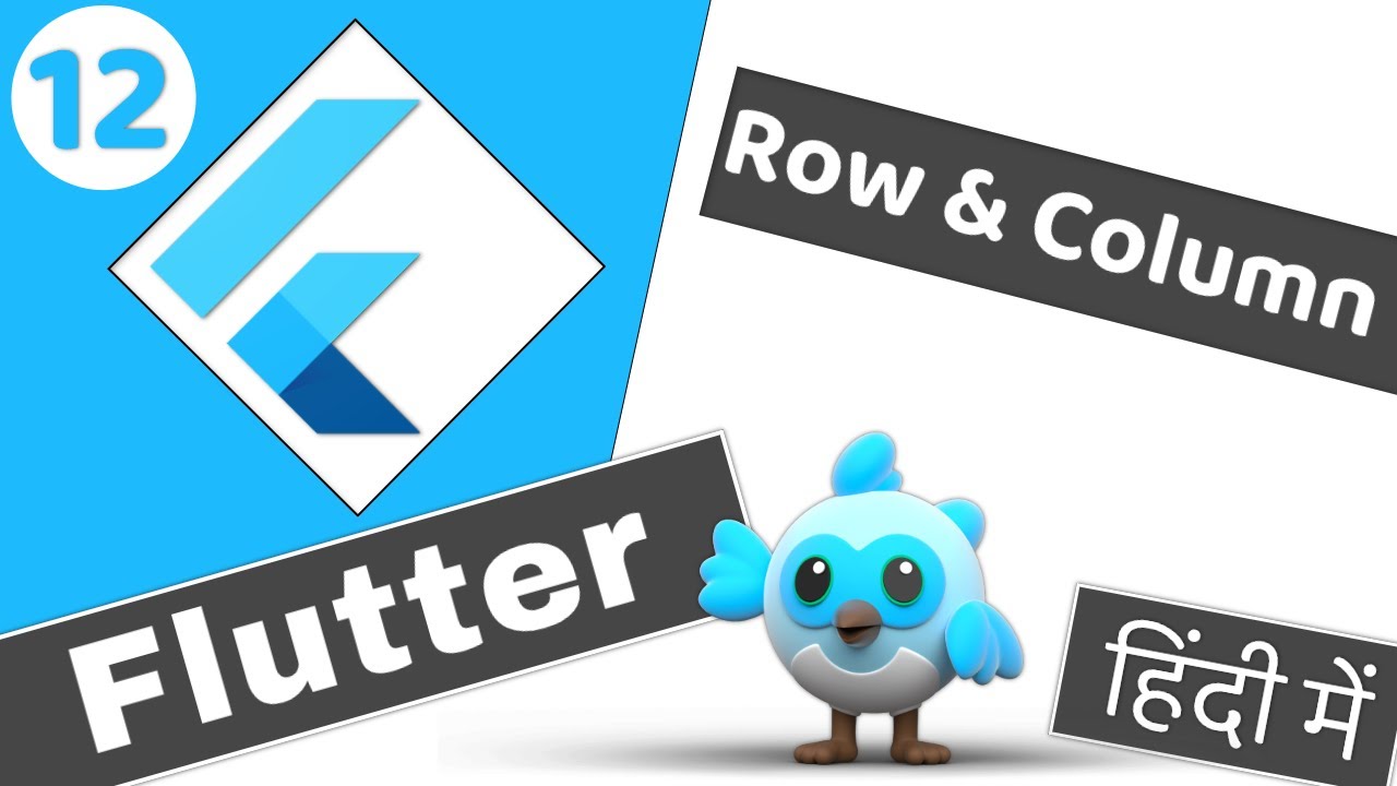 Row and Column widget in Flutter | Flutter 2 tutorial for beginners हिंदी में #12 