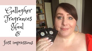 GALLAGHER FRAGRANCES HAUL & FIRST IMPRESSIONS | PERFUME COLLECTION 2020