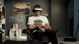 Personal 3D Viewer "HMZ-T2" Entertainment you feel
