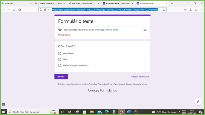 Como corrijo isso no forms? - Comunidade Editores de Documentos Google