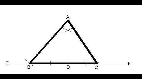 Constructing a triangle given its altitude & length of two sides