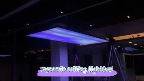 RGB dynamic ceiling light box