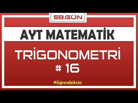 Trigonometri 16 | AYT MATEMATİK KAMPI 59.gün | Rehber Matematik