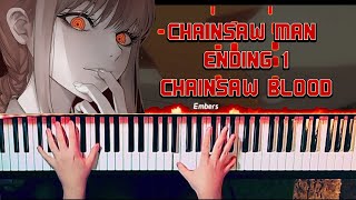 (PIANO) Chainsawman Ending 1 -  Chainsaw Blood by Vaundy @NickPiano