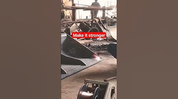 Komatsu PC200 bucket making(18)..#shorts #howto #excavators #amazing #skills #tutorial #learning