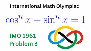 International Math Olympiad, IMO 1961, Problem 3, Solve The Equation