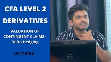 CFA Level 2 | Derivatives | Contingent Claims |  Delta Hedging | Lecture 6