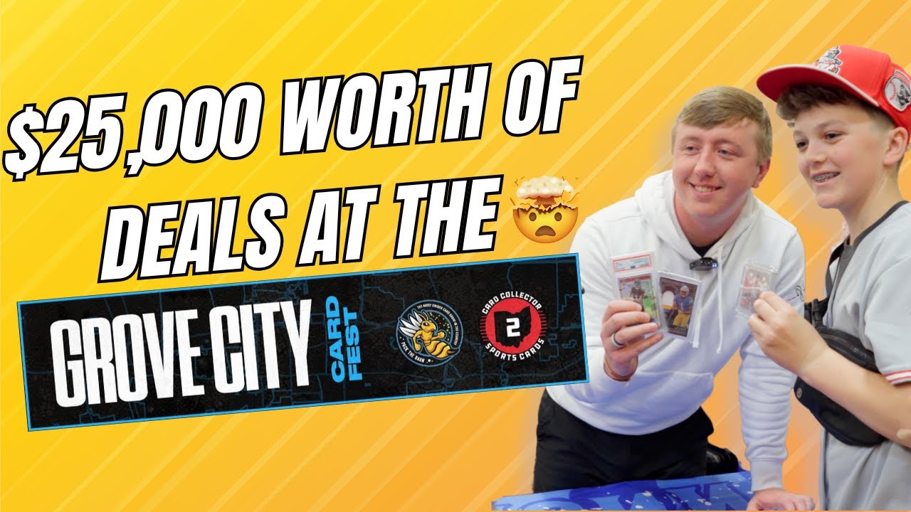 I SPENT $25,000 AT THE INAUGURAL GROVE CITY CARD FEST 💰