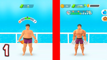 Idle Gym Life 3D! Evolution All Levels Part 1