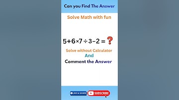 can you solve this equation without Calculator? #shorts #viral #mathproblems #mathpuzzles #reels
